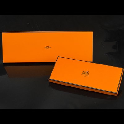 法國奢侈品牌Hermès愛馬仕經典橘色盒子 大長形