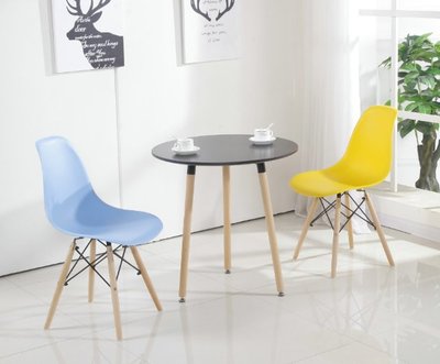 餐椅 復古 桌椅 辦公椅 工業風 實木腳 北歐風 塑膠