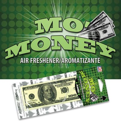 (I LOVE樂多)吊掛式MO' MONEY Air Fresheners美金香片 熱帶水果香味 mooneyes