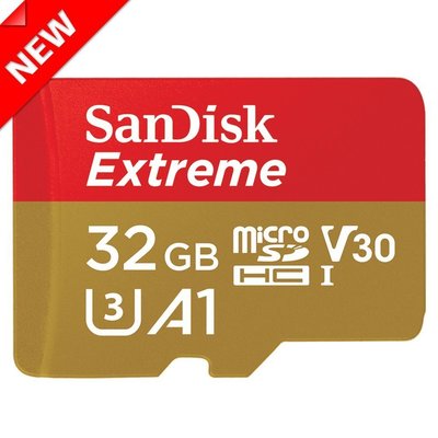 SanDisk Extreme MicroSDHC 32G (100/60M) A1 V30 SDSQXAF
