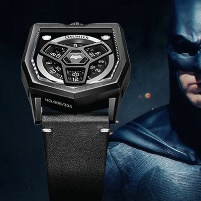 【時光鐘錶公司】DAUMIER x 正義聯盟 DM-JLW005.BIBN.5SNN.S.M 蝙蝠俠 限量版瑞士腕錶