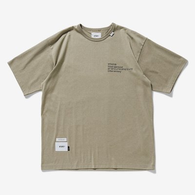 WTAPS 21SS INSECT 03 / SS / COPO TEE 短袖 短T 刺繡 卡其 藍