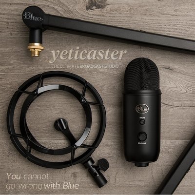 【台灣公司貨】Blue Yeti YETIcaster USB 雪怪 專業電容式 麥克風 兩年保固 podcast