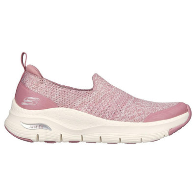 SKECHERS ARCH FIT 女粉 運動鞋 避震 戶外鞋 慢跑 健走鞋 足弓 KAORACER 149563MVE