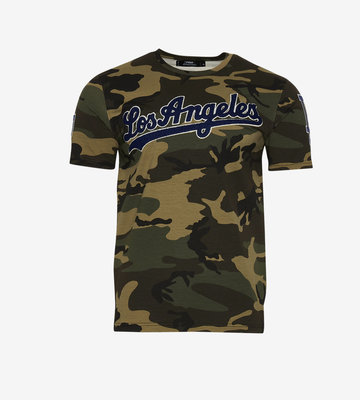 Pro standard 正版 LA 道奇隊 MLB 電繡 迷彩T恤 免運