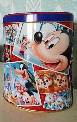 東京迪士尼米奇家族收納鐵罐 米奇萬用收納桶 米妮收納桶 唐老鴨收納鐵桶 黛絲含蓋收納桶 高飛筆筒