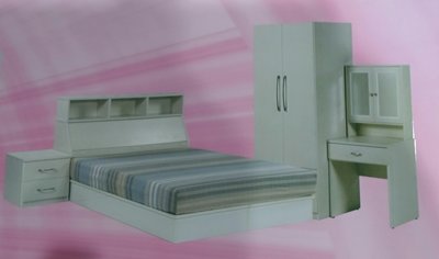 亞毅 白色衣櫃 塑鋼床架 塑鋼床頭櫃 塑鋼五斗櫃 塑鋼房間組 家具 櫥櫃可客製化 訂製 不怕水 防潮