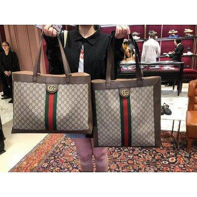 GUCCI Ophidia GG Supreme 托特包大款 經典款 緹花托特包 棕色547947 現貨