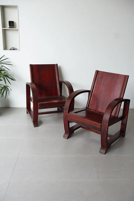 (可議價)-二手 實木沙椅 扶手椅 老上海 70年代 老家具 古玩 老物件 擺件【靜心隨緣】3145