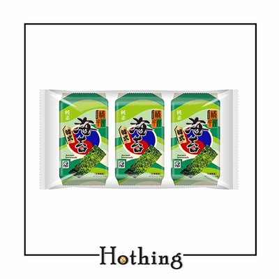 【Hothing】橘平屋 韓式海苔3入(不拆) 12.6 g 素食