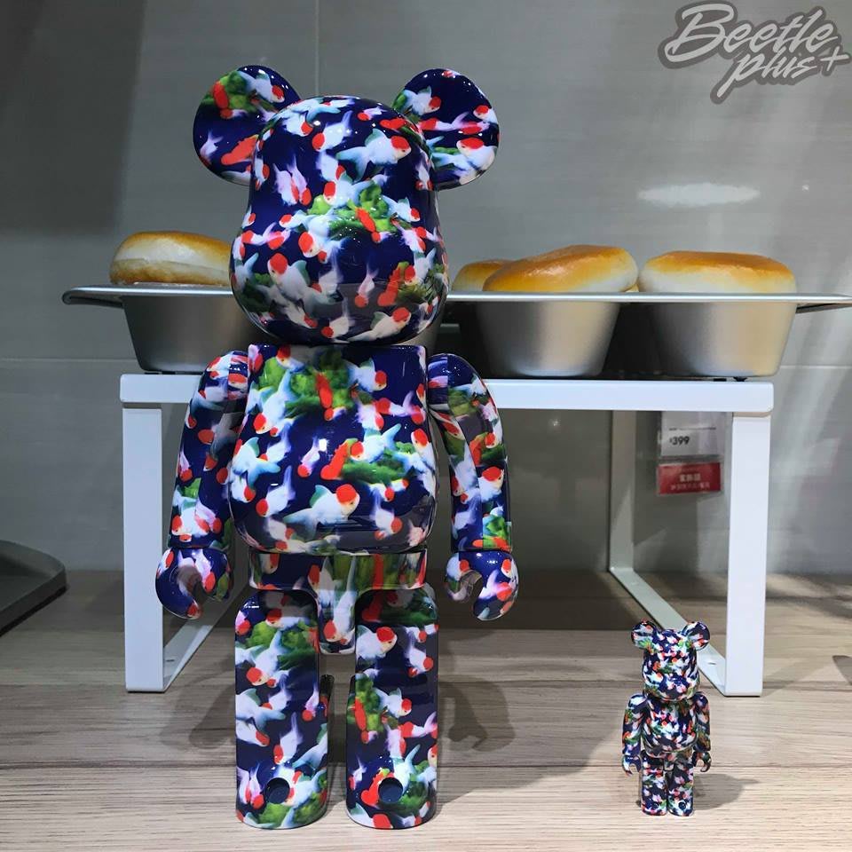 BEETLE BE@RBRICK GOLDFISH MIKA NINAGAWA 金魚蜷川實花100% 400