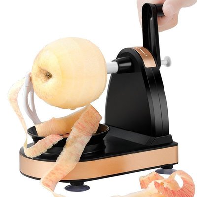 現貨熱銷-手搖削蘋果神器家用自動削皮器多功能刮水果刀削皮機蘋果削皮神器爆款
