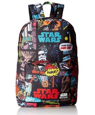 預購 美國帶回 Disney Star Wars Comic 迪士尼 Q版星際大戰 雙肩後背包 旅行包 休閒後背包