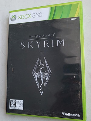 Xbox360正版游戲  上古卷軸5     很新日版收藏必11154