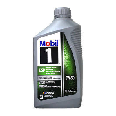 【易油網】Mobil 1 ESP 0W30 0W-30 C3 汽柴油車 機油 shell Total ENI
