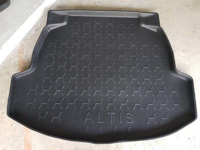 破盤王 台南 台灣製 防水托盤 ALTIS 12代 汽油版 19年改款後 專車專用 軟質加厚墊 3D凹槽防水墊 後廂墊 拖盤 貨物墊 露營墊