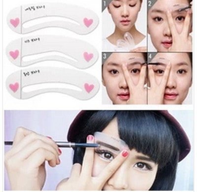 【東京數位】全新 風靡日韓 韓版 美女一定要有 畫眉器 修眉神器 眉卡 畫眉神器 畫眉卡 一字眉 韓劇熱賣