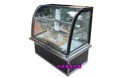 《利通餐飲設備》瑞興 圓形蛋糕展示冰箱 彩玻四尺蛋糕櫃 冷藏櫃 落地冰箱 雙門冰箱