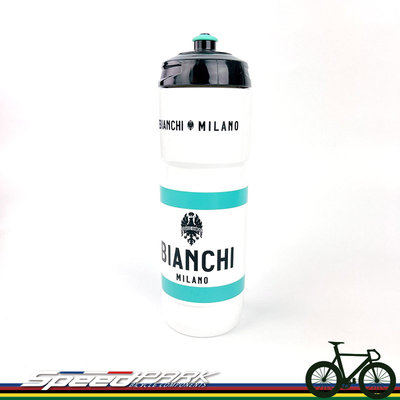 【速度公園】義大利 Bianchi 800ml 米蘭青 MIT 大開口 自行車用水壺 噴射水壺 C9010097