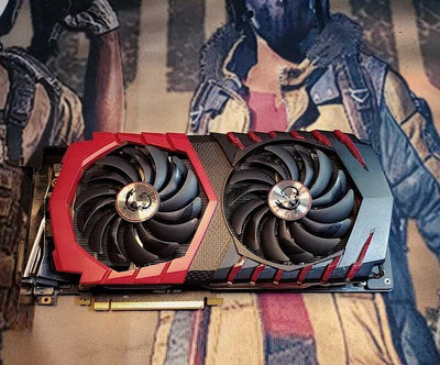 現貨.微星gtx1070 8g gaming x 紅龍帶背板9.9新 吃雞顯卡 非公版