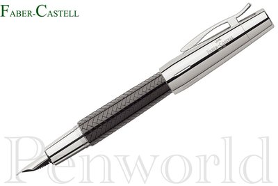 【Pen筆】德國製 Faber-Castell輝柏 E-MOTION 鑲木紋鋼筆EF尖 148242