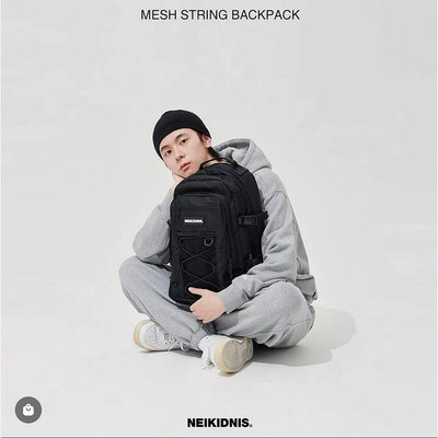 vv現 NEIKIDNIS 後背包Mesh String Backpack 後背包 韓國代購 登山戶外後背包