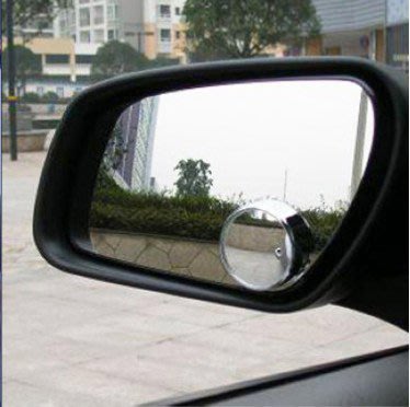 銀色 輔助小圓鏡 角度可旋轉360自由調整 直徑約5公分 小圓鏡 凸透鏡 輔助鏡 機車 汽車反光鏡 後視輔助鏡 盲點鏡