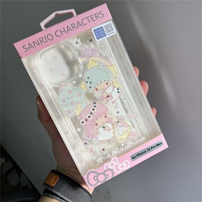 【清倉】原裝三麗鷗 Hello Kitty Twin Stars My Melody 透明保護殼適用於 iPhone 1