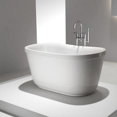 《優亞衛浴精品》小型獨立式壓克力浴缸 100x64x54cm