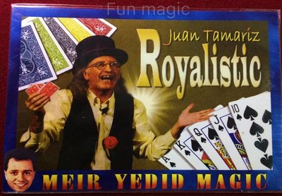 [fun magic] Royalistic 瞬間變同花順 撲克牌魔術 賭神魔術 牌背變色 牌組魔術