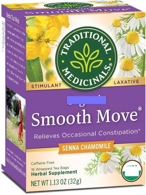 Traditional番瀉葉茶Senna leaf Smooth Move #3種口味隨機出貨，美國效期：10/2026