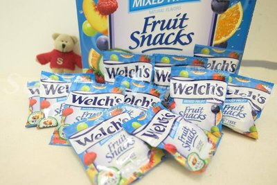 【Sunny Buy】◎現貨◎ 10包一組 美國 Welch s 水果混合口味100%純果汁 QQ軟糖 25g 拆售