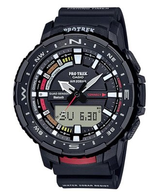 【萬錶行】CASIO PROTREK  釣魚專用 藍芽多功能運動錶   PRT-B70-1