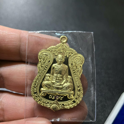 龍婆moon本廟2565黃銅鍍金哈努曼舍瑪自身 裸牌