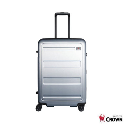CROWN 皇冠 PC 防盜拉鍊 多色 拉桿箱 旅行箱 26吋 行李箱 C-F1783 加賀皮件