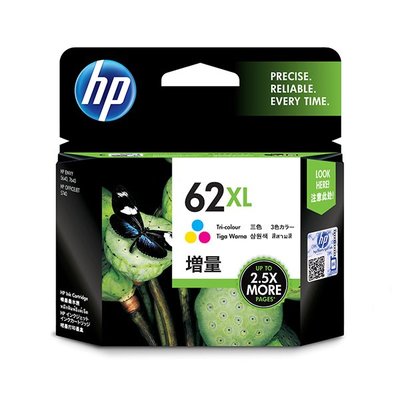 HP 原廠 C2P07AA (62XL) 高印量彩色 墨水匣 適用HP OJ 250/OJ 5740/envy 5540