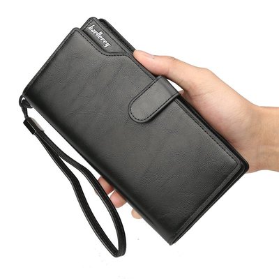 baellerry新款男士錢包多功能商務手拿包韓版拉鏈手機包wallet