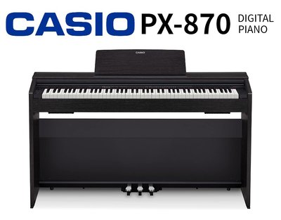 ♪♪學友樂器音響♪♪ CASIO 卡西歐 PX-870 數位鋼琴 電鋼琴 88鍵 滑蓋式