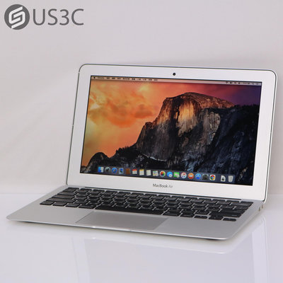 【US3C-高雄店】【一元起標】2013年中 Apple MacBook Air 11吋 i5 1.3G 4G 128G 銀色 蘋果筆電 筆記型電腦 輕薄筆電