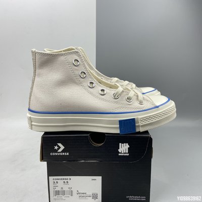 Converse x undefeated  171161C 白色高幫帆布鞋  男女鞋