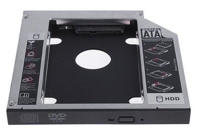 [柚子3C]全新12.7mm~筆記型電腦通用光碟機位硬碟轉接架