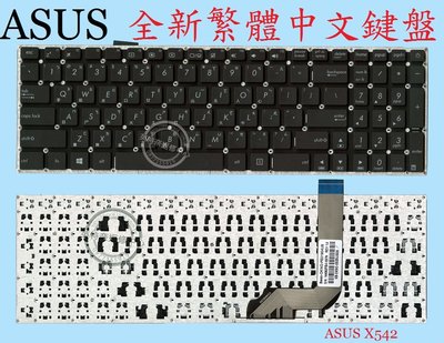 英特奈 ASUS 華碩 F580 F580U F580UQ F580UN F580UR 繁體中文鍵盤 X542