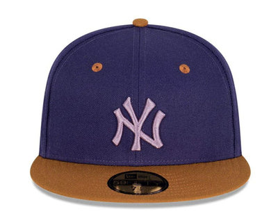 New Era MLB 澳洲線 NY Yankees Seasonal 59Fifty 紫色/焦糖紐約洋基帽全封帽