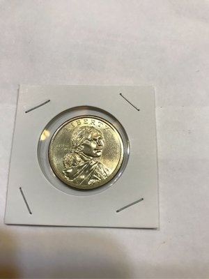 【晶晶收藏】美國 1元 美金 美元 硬幣 錢幣 2009年 紀念幣 印第安人版 薩卡加維版 錢幣 收藏品