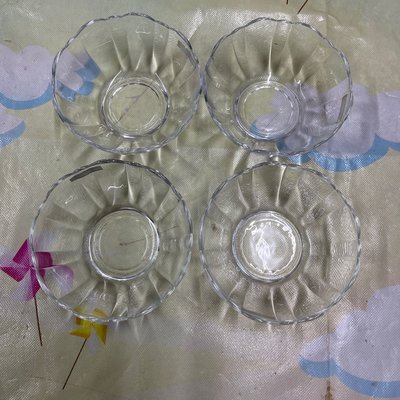 Luminarc樂美雅 皇家經典沙拉碗（4個1組）強化玻璃蓮花碗 /透明調理碗 /玻璃碗 /點心碗/料理碗