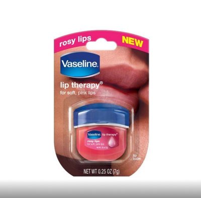 [友愛一家]VASELINE(玫瑰)7g 護唇膏 美國原裝進口下標前請先詢問數量