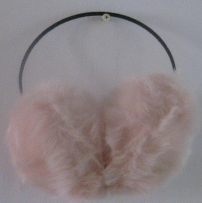 保暖耳罩 粉紅毛絨耳罩 寒冬戶外保暖必備