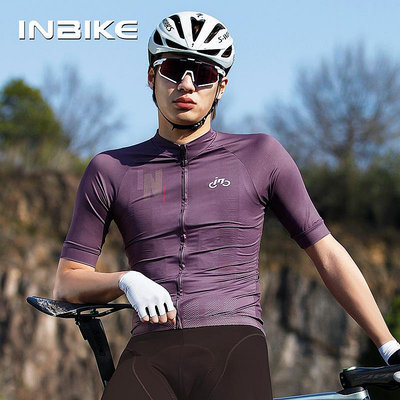 INBIKE騎行服套裝自行車夏季男士短袖上衣公路山地車服裝單車衣服