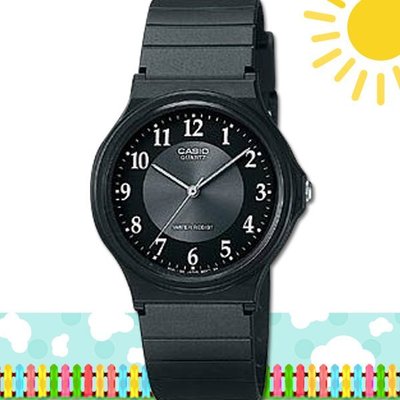【促銷款】CASIO 時計屋 卡西歐手錶 MQ-24-1B3 學生錶 中性錶 指針錶 膠質錶帶(另有MW-59)