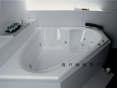 [進口極緻衛浴] 五角型浴缸-150 cm ~含自動落水頭~